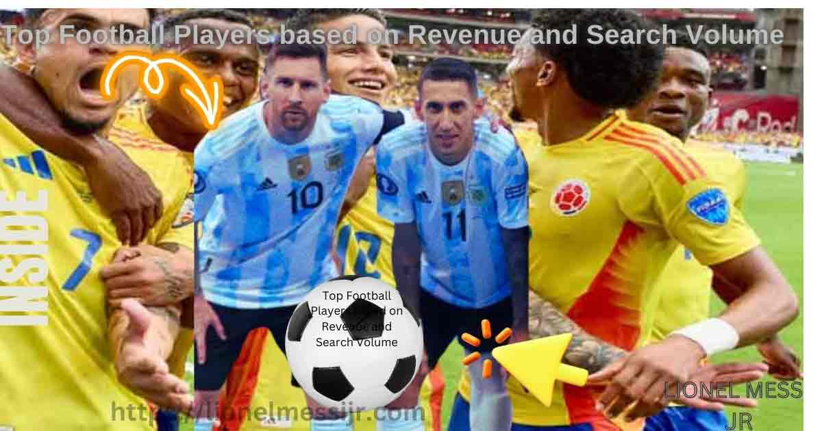 Top Football Players, lionelmessijr, Lionel Messi, Greatest soccer players, Neymar Jr, Kylian Mbappe, Cristiano Ronaldo, ,Top Football Players based on Revenue and Search Volume,